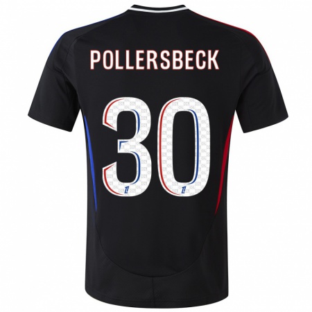 Kandiny Heren Julian Pollersbeck #30 Zwart Uitshirt Uittenue 2024/25 T-Shirt