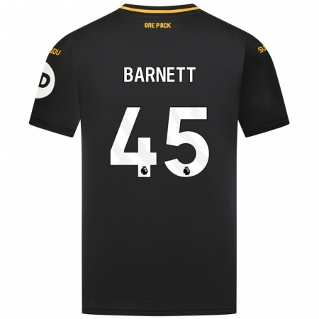 Kandiny Heren Ty Barnett #45 Zwart Uitshirt Uittenue 2024/25 T-Shirt