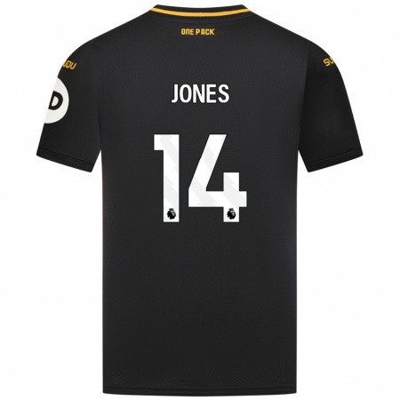 Kandiny Herren Meesha Dudley-Jones #14 Schwarz Auswärtstrikot Trikot 2024/25 T-Shirt Österreich