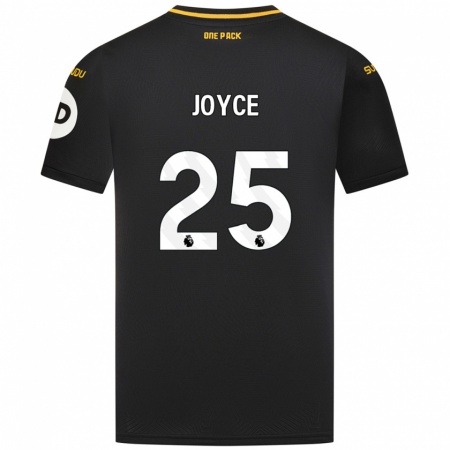 Kandiny Herren Leonie Joyce #25 Schwarz Auswärtstrikot Trikot 2024/25 T-Shirt Österreich