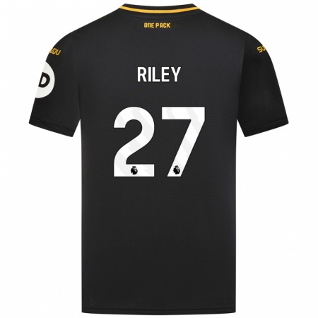 Kandiny Herren Lauren Riley #27 Schwarz Auswärtstrikot Trikot 2024/25 T-Shirt Österreich