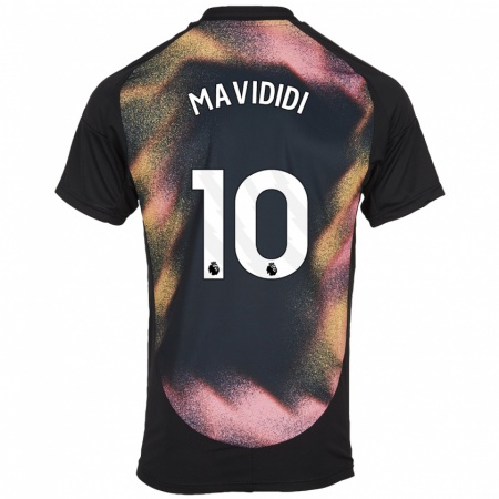 Kandiny Heren Stephy Mavididi #10 Zwart Wit Uitshirt Uittenue 2024/25 T-Shirt