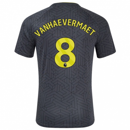 Kandiny Herren Justine Vanhaevermaet #8 Schwarz Gelb Auswärtstrikot Trikot 2024/25 T-Shirt Österreich