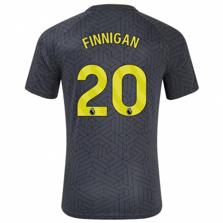 Kandiny Heren Megan Finnigan #20 Zwart Geel Uitshirt Uittenue 2024/25 T-Shirt