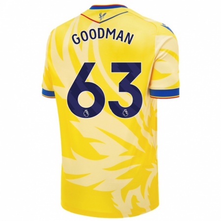 Kandiny Heren Owen Goodman #63 Geel Uitshirt Uittenue 2024/25 T-Shirt