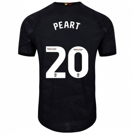 Kandiny Heren Kalani Peart #20 Zwart Wit Uitshirt Uittenue 2024/25 T-Shirt