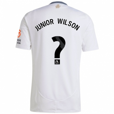 Kandiny Heren Junior Wilson #0 Wit Uitshirt Uittenue 2024/25 T-Shirt