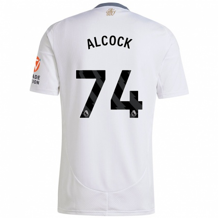 Kandiny Heren Todd Alcock #74 Wit Uitshirt Uittenue 2024/25 T-Shirt