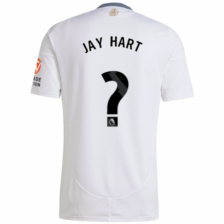 Kandiny Heren Taylor Jay Hart #0 Wit Uitshirt Uittenue 2024/25 T-Shirt