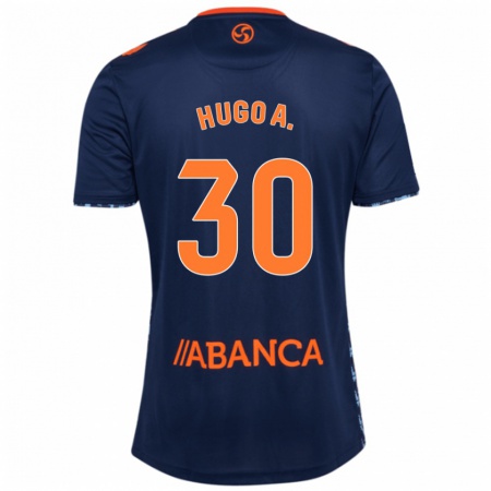 Kandiny Heren Hugo Álvarez #30 Marineblauw Uitshirt Uittenue 2024/25 T-Shirt