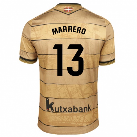 Kandiny Heren Unai Marrero #13 Bruin Uitshirt Uittenue 2024/25 T-Shirt