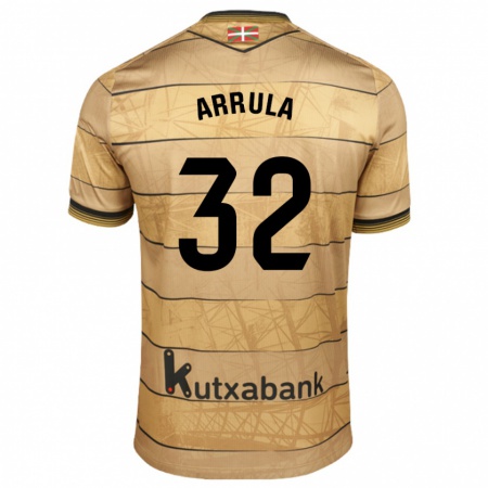 Kandiny Heren Julia Arrula #32 Bruin Uitshirt Uittenue 2024/25 T-Shirt