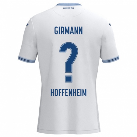 Kandiny Herren David Girmann #0 Weiß Blau Auswärtstrikot Trikot 2024/25 T-Shirt Österreich