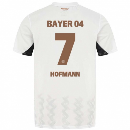 Kandiny Heren Jonas Hofmann #7 Wit Zwart Uitshirt Uittenue 2024/25 T-Shirt