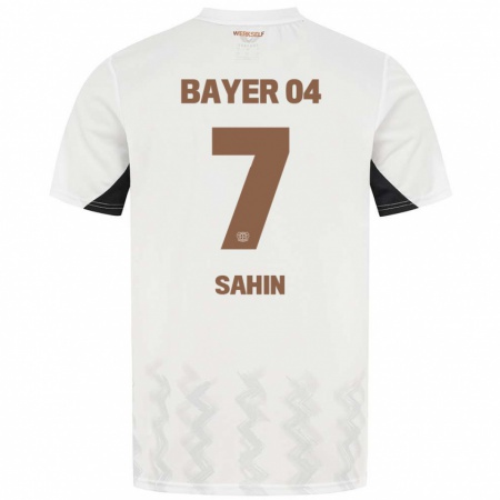 Kandiny Heren Batuhan Sahin #7 Wit Zwart Uitshirt Uittenue 2024/25 T-Shirt