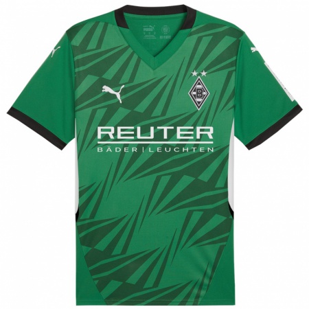 Kandiny Heren Mika Schroers #11 Groen Wit Uitshirt Uittenue 2024/25 T-Shirt