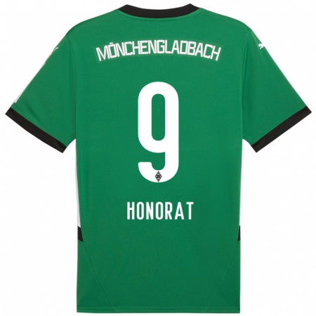 Kandiny Herren Franck Honorat #9 Grün Weiß Auswärtstrikot Trikot 2024/25 T-Shirt Österreich