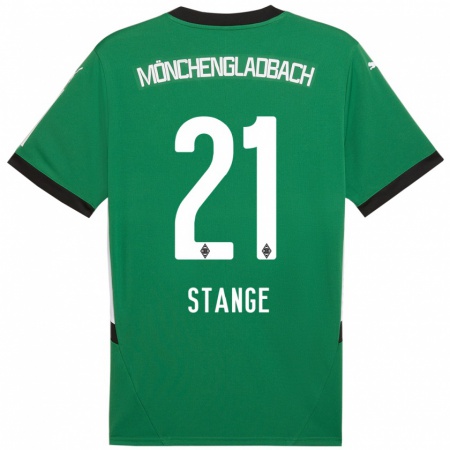 Kandiny Heren Veit Stange #21 Groen Wit Uitshirt Uittenue 2024/25 T-Shirt