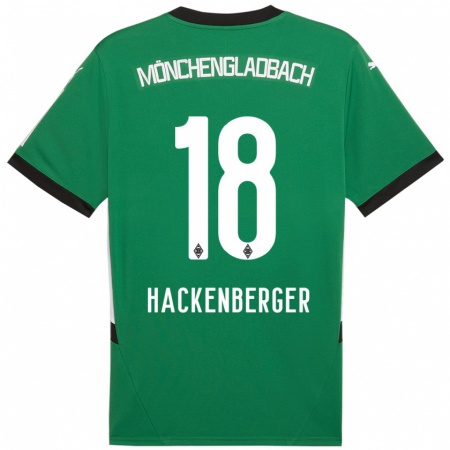 Kandiny Heren Jessica Hackenberger #18 Groen Wit Uitshirt Uittenue 2024/25 T-Shirt