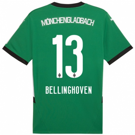 Kandiny Heren Christina Bellinghoven #13 Groen Wit Uitshirt Uittenue 2024/25 T-Shirt