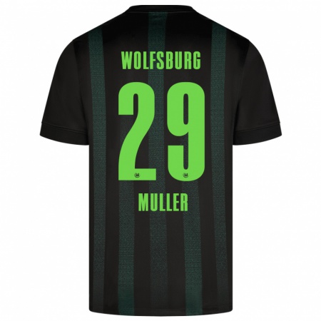 Kandiny Heren Marius Müller #29 Donkergroen Uitshirt Uittenue 2024/25 T-Shirt