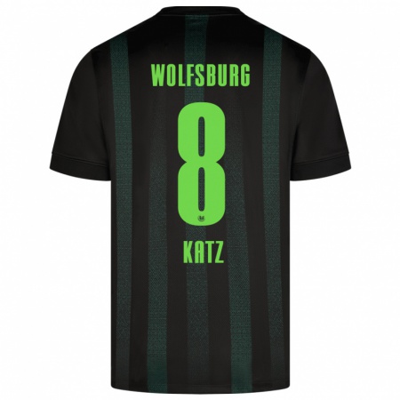 Kandiny Heren Bruno Katz #8 Donkergroen Uitshirt Uittenue 2024/25 T-Shirt