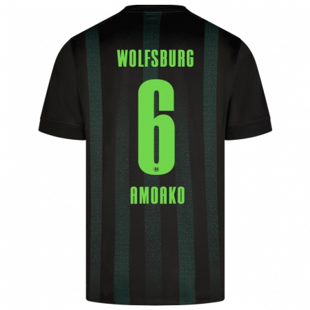 Kandiny Heren Kofi Jeremy Amoako #6 Donkergroen Uitshirt Uittenue 2024/25 T-Shirt