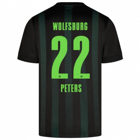 Kandiny Heren Laurin Peters #22 Donkergroen Uitshirt Uittenue 2024/25 T-Shirt