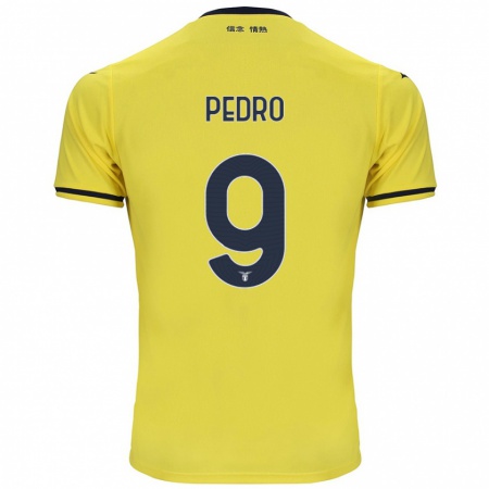 Kandiny Heren Pedro #9 Geel Uitshirt Uittenue 2024/25 T-Shirt