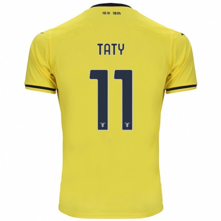 Kandiny Heren Taty Castellanos #11 Geel Uitshirt Uittenue 2024/25 T-Shirt