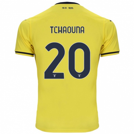 Kandiny Heren Loum Tchaouna #20 Geel Uitshirt Uittenue 2024/25 T-Shirt