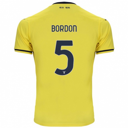 Kandiny Heren Filipe Bordon #5 Geel Uitshirt Uittenue 2024/25 T-Shirt