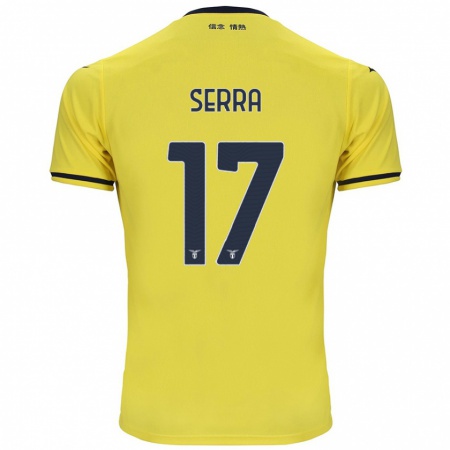 Kandiny Heren Federico Serra #17 Geel Uitshirt Uittenue 2024/25 T-Shirt