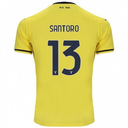 Kandiny Heren Martina Santoro #13 Geel Uitshirt Uittenue 2024/25 T-Shirt