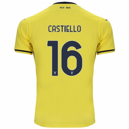 Kandiny Heren Antonietta Castiello #16 Geel Uitshirt Uittenue 2024/25 T-Shirt