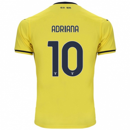 Kandiny Herren Adriana Martín Santamaría #10 Gelb Auswärtstrikot Trikot 2024/25 T-Shirt Österreich