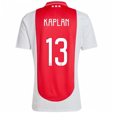 Kandiny Dames Ahmetcan Kaplan #13 Rood Wit Thuisshirt Thuistenue 2024/25 T-Shirt