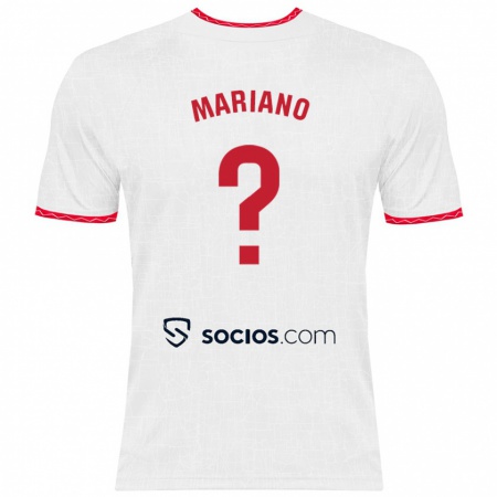 Kandiny Damen Jorge Mariano #0 Weiß Rot Heimtrikot Trikot 2024/25 T-Shirt Österreich