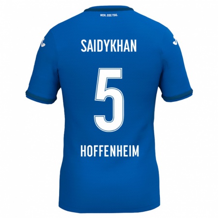 Kandiny Dames Ibrahim Saidykhan #5 Koningsblauw Thuisshirt Thuistenue 2024/25 T-Shirt