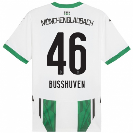 Kandiny Dames Alina Busshuven #46 Wit Groen Thuisshirt Thuistenue 2024/25 T-Shirt