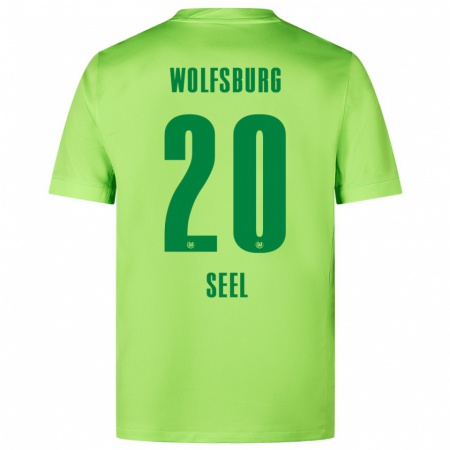 Kandiny Dames William Seel #20 Fluorescerend Groen Thuisshirt Thuistenue 2024/25 T-Shirt