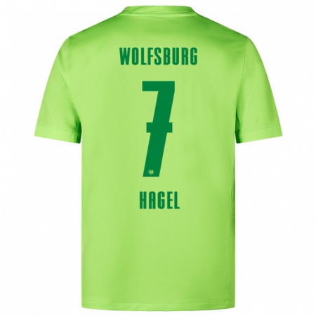 Kandiny Damen Chantal Hagel #7 Fluoreszierendes Grün Heimtrikot Trikot 2024/25 T-Shirt Österreich