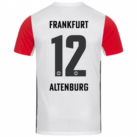 Kandiny Damen Lina Altenburg #12 Weiß Rot Heimtrikot Trikot 2024/25 T-Shirt Österreich