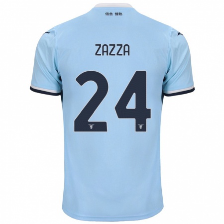 Kandiny Dames Matteo Zazza #24 Blauw Thuisshirt Thuistenue 2024/25 T-Shirt