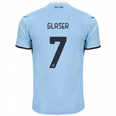 Kandiny Dames Julia Glaser #7 Blauw Thuisshirt Thuistenue 2024/25 T-Shirt