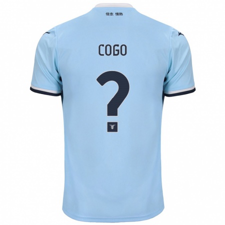 Kandiny Dames Giovanni Cogo #0 Blauw Thuisshirt Thuistenue 2024/25 T-Shirt