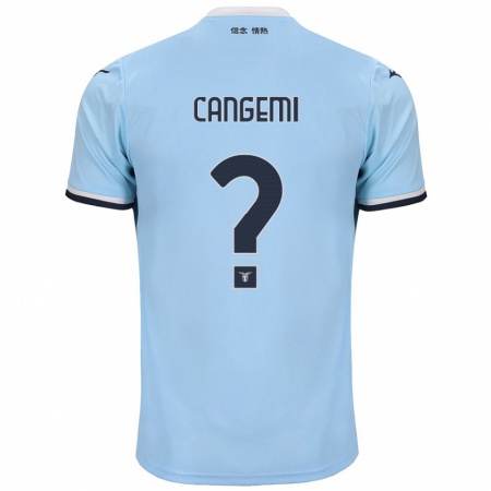 Kandiny Dames Emanuele Cangemi #0 Blauw Thuisshirt Thuistenue 2024/25 T-Shirt