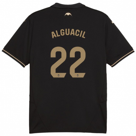 Kandiny Donna Maglia Ainhoa Alguacil #22 Nero Kit Gara Away 2024/25 Maglietta