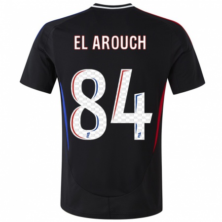 Kandiny Dames Mohamed El Arouch #84 Zwart Uitshirt Uittenue 2024/25 T-Shirt