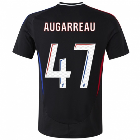 Kandiny Damen Sofiane Augarreau #47 Schwarz Auswärtstrikot Trikot 2024/25 T-Shirt Österreich